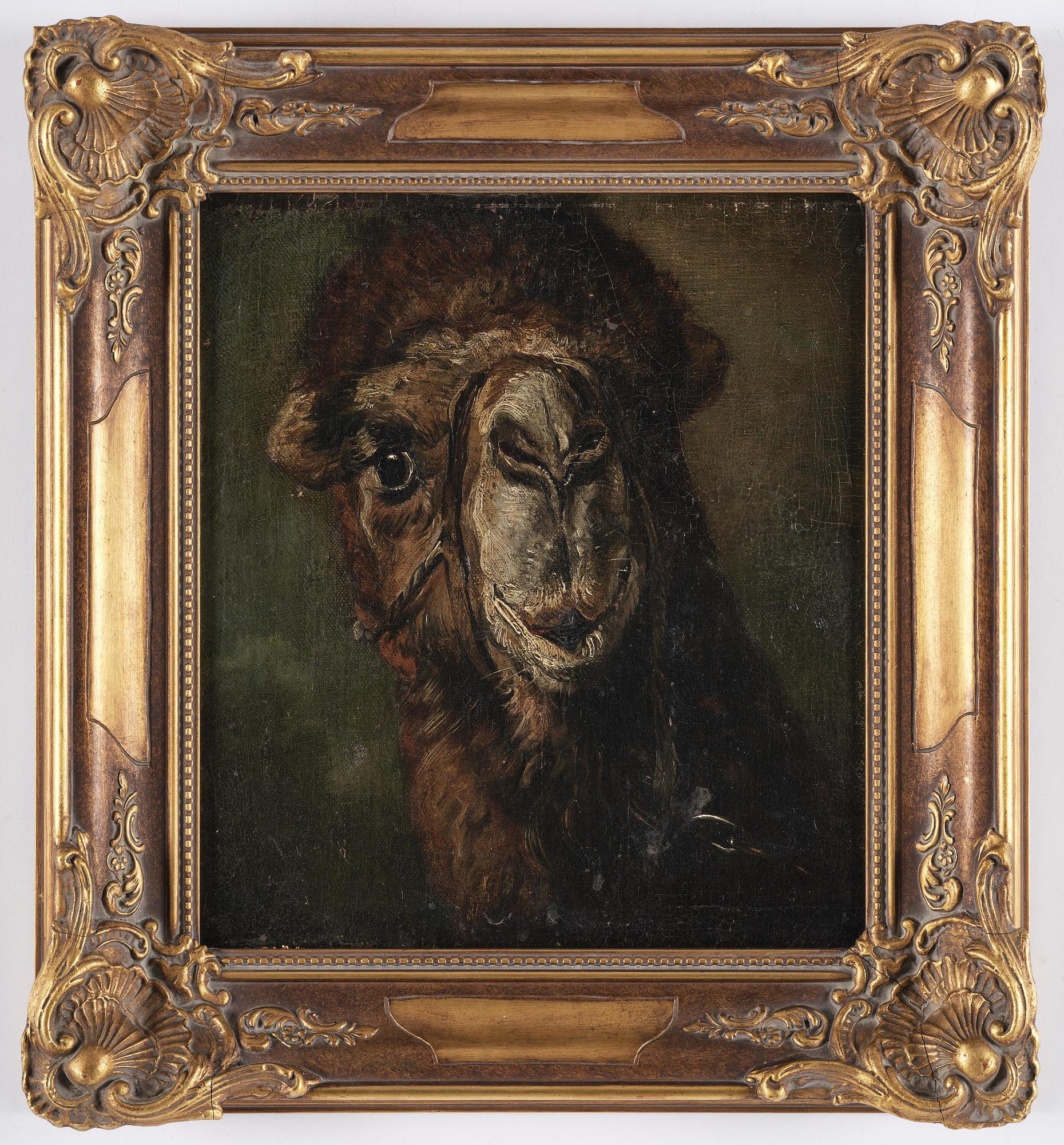 Jean-Louis-André-Théodore Géricault, circle of, Camel Head.