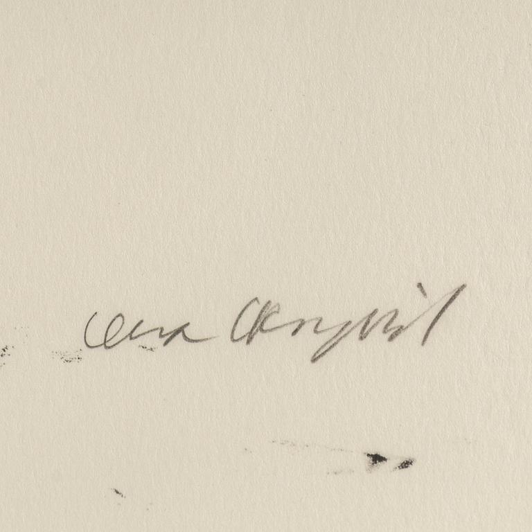 LENA CRONQVIST, portfolio with 30 lithographs in colour, signed 112/170.