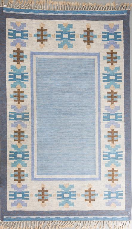 MATTA, rölakan, signerad IS (Ingegerd Silow). Ca 279 x 197 cm.