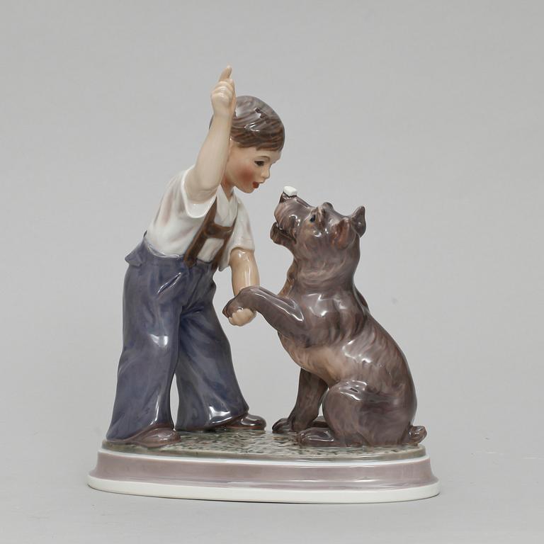 FIGURIN, porslin, Dahl Jensen, Danmark.