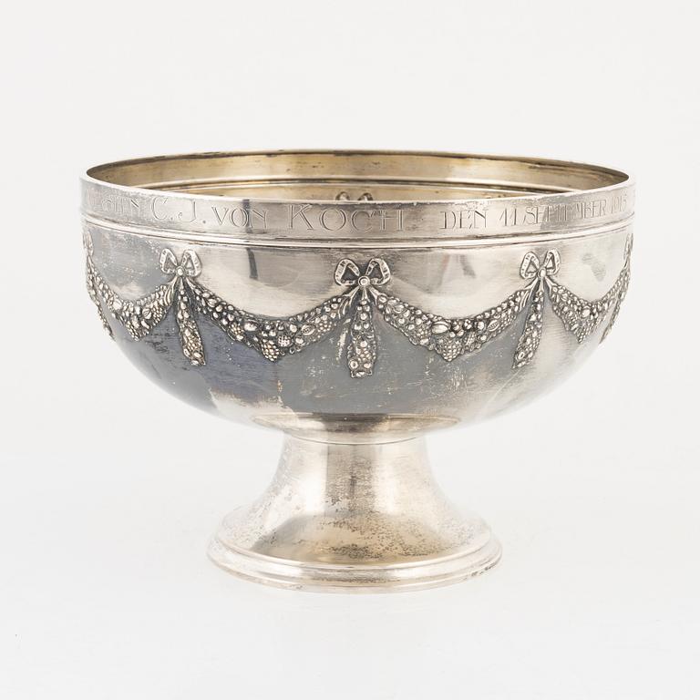 K Anderson, bålskål, silver, Stockholm 1911.