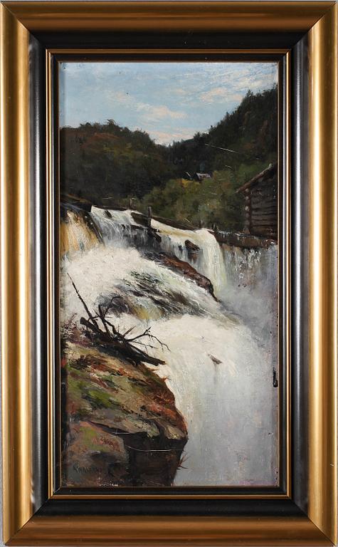 ALF WALLANDER, olja på duk, signerad.