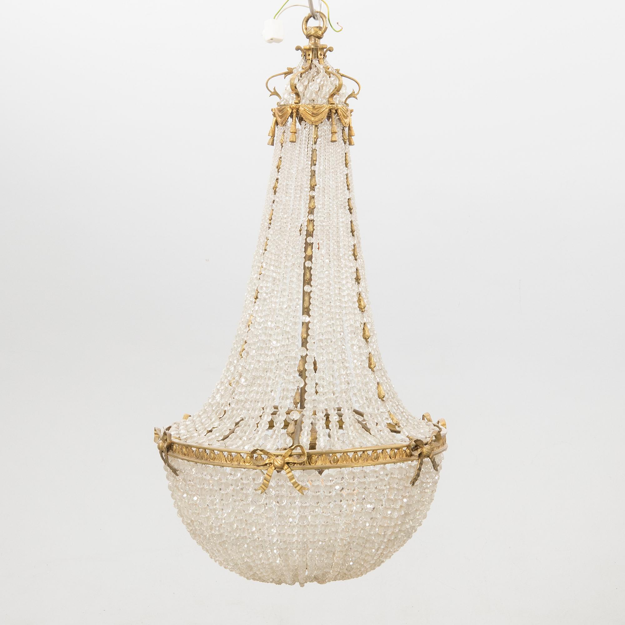 Chandelier circa 1900.