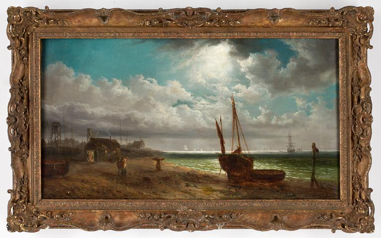 THOMAS ROSE ACT. MILES, olja på duk, sign och dat 1870.