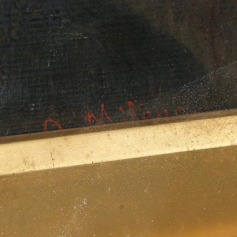 ANTONIO MILONE, oil, signed.