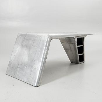 Timothy Oulton, desk “Aviator Blackhawk Valkyrie”, Artwood, 2000s.