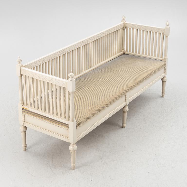 Soffa, 1800-talets senare del. Gustaviansk stil.