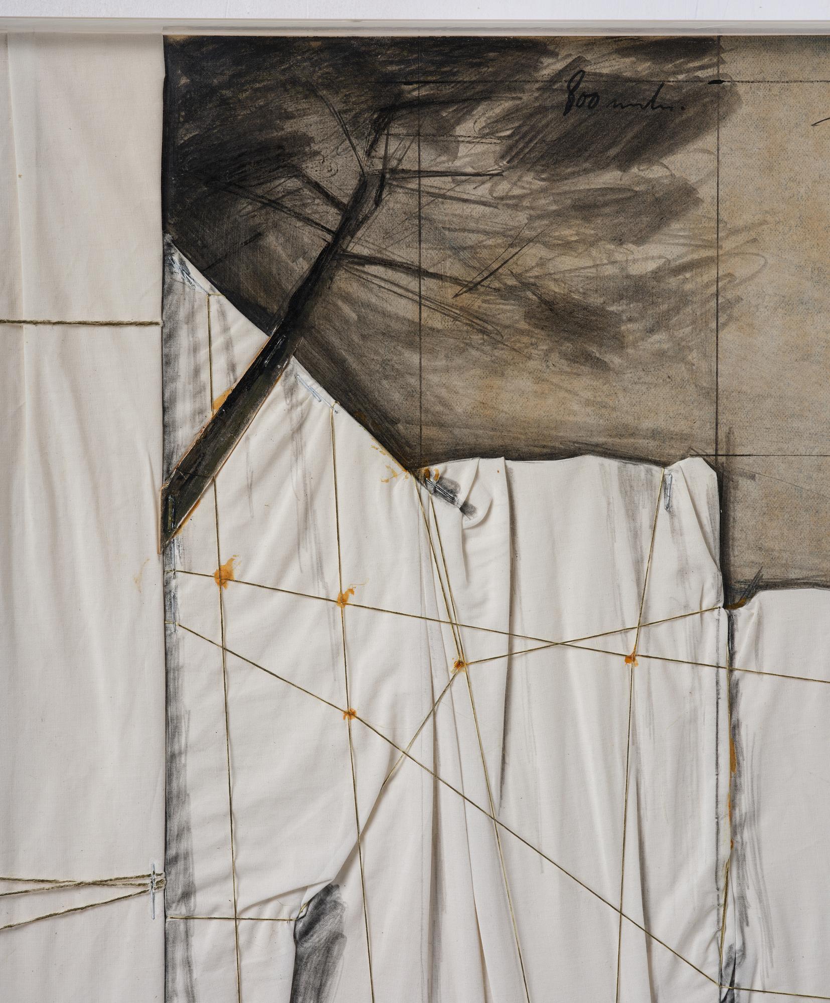 Christo Vladimirov Javacheff, "The Wall / Project for a Wrapped Roman Wall".