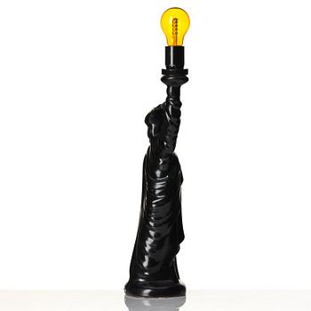 Makode Linde, skulptur / bordslampa "Frihetsgudinnan", 2000-tal.