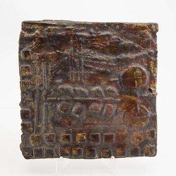 Signe Persson-Melin,  a set of trhee 1960s wall plaques.