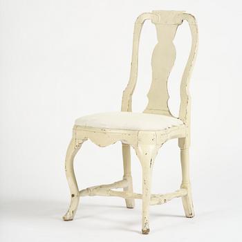 A Swedish late baroque / early rococo chair, mid 18th century.