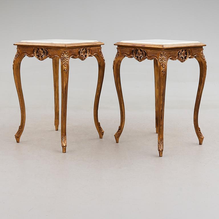 BORD, 1 par, rokokostil, 1900-talets andra hälft.