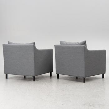Armchairs, a pair, Slettvoll, Norway.