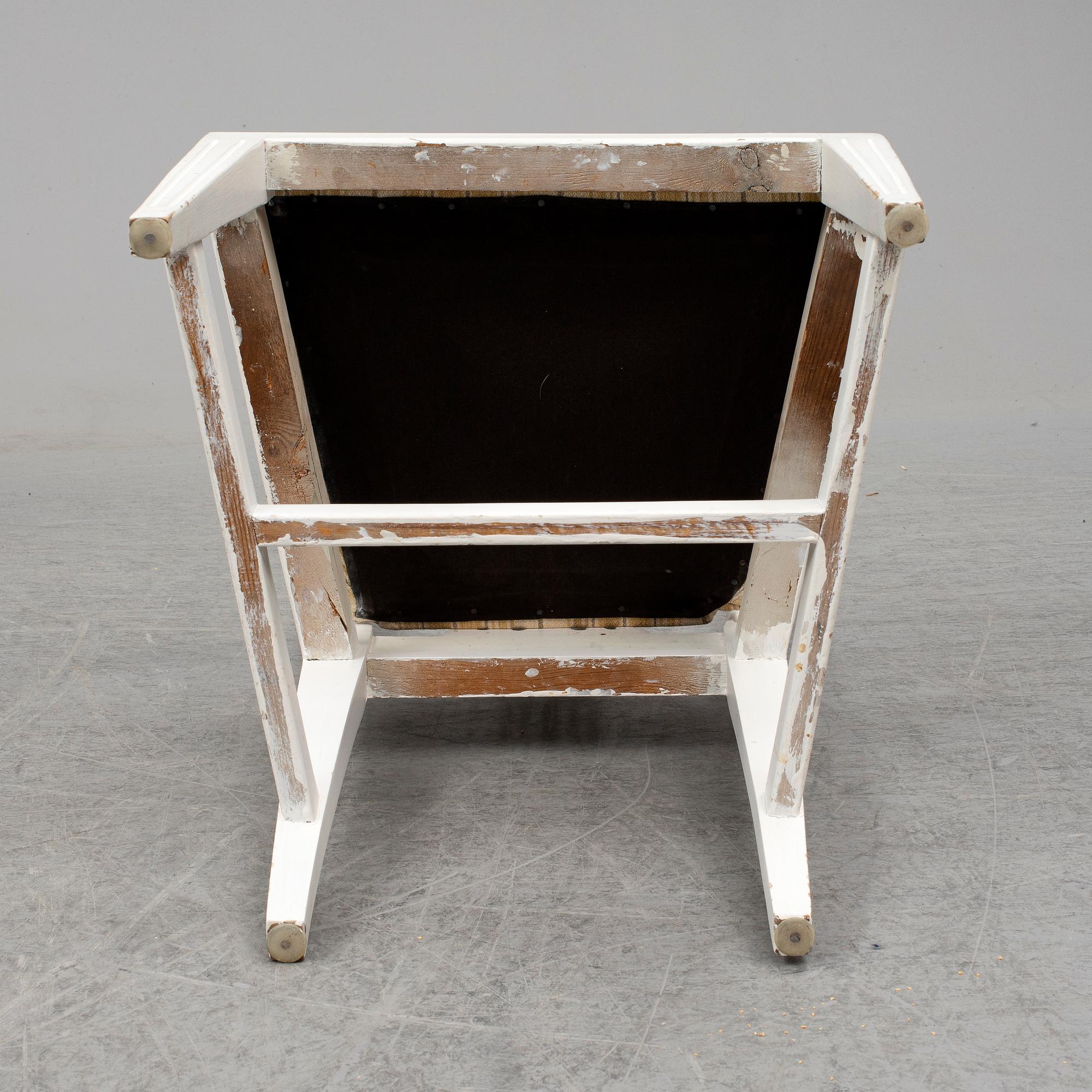 Ten chairs, Gustavian style, early 20th century.