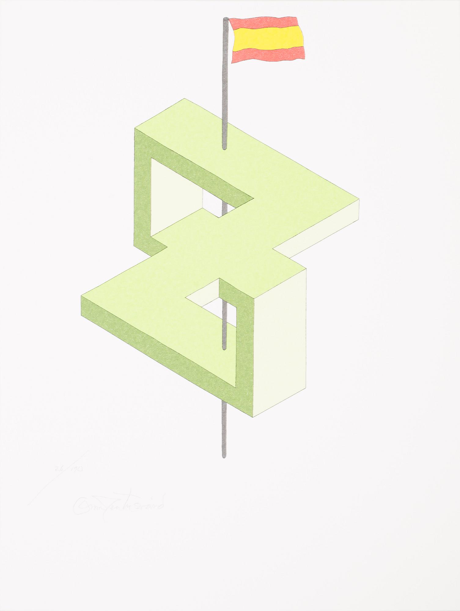 OSCAR REUTERSVÄRD, 15 litographs in folder, signed and numbered 26/190.