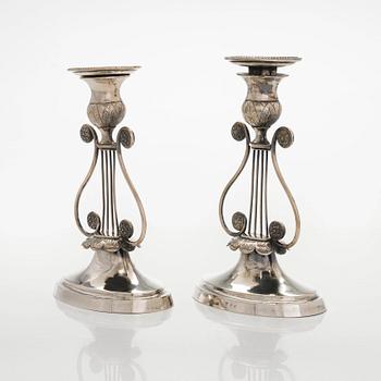 Jacob Herman Lundström, kynttilänjalkapari, Kuopio 1824.