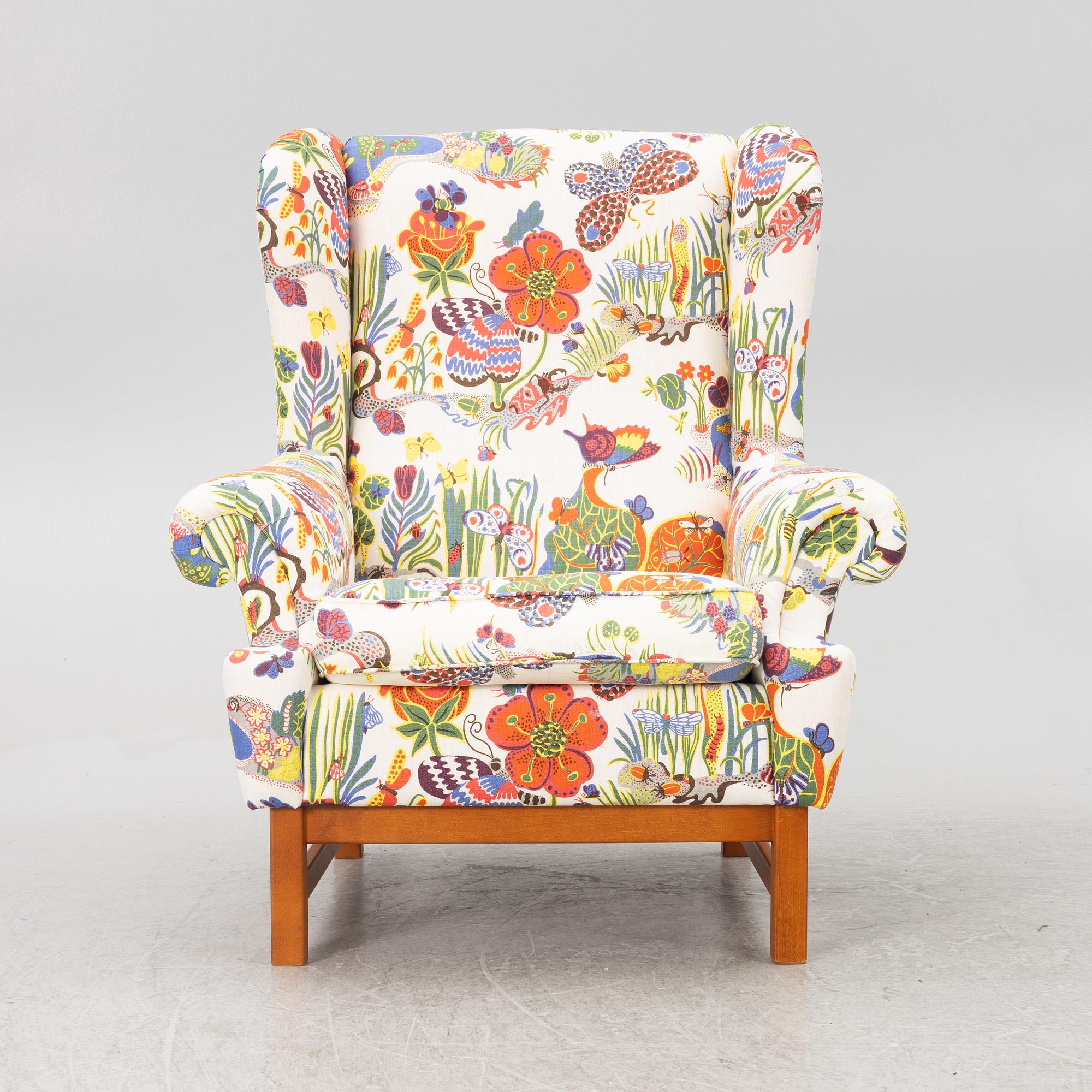 Ragnar Helsén, fåtölj, "Oxford", Stjernmöbler, Herrljunga för Firma Svenskt Tenn, 1900-talets andra hälft.