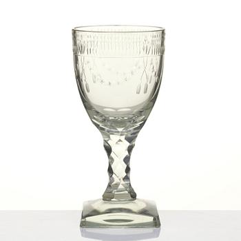 Glas, 22 stycken. Sverige, 1800-tal.