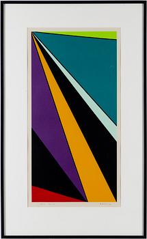 OLLE BAERTLING, screenprint, 1962-74, signed in ball point pen, numbered 13/100.