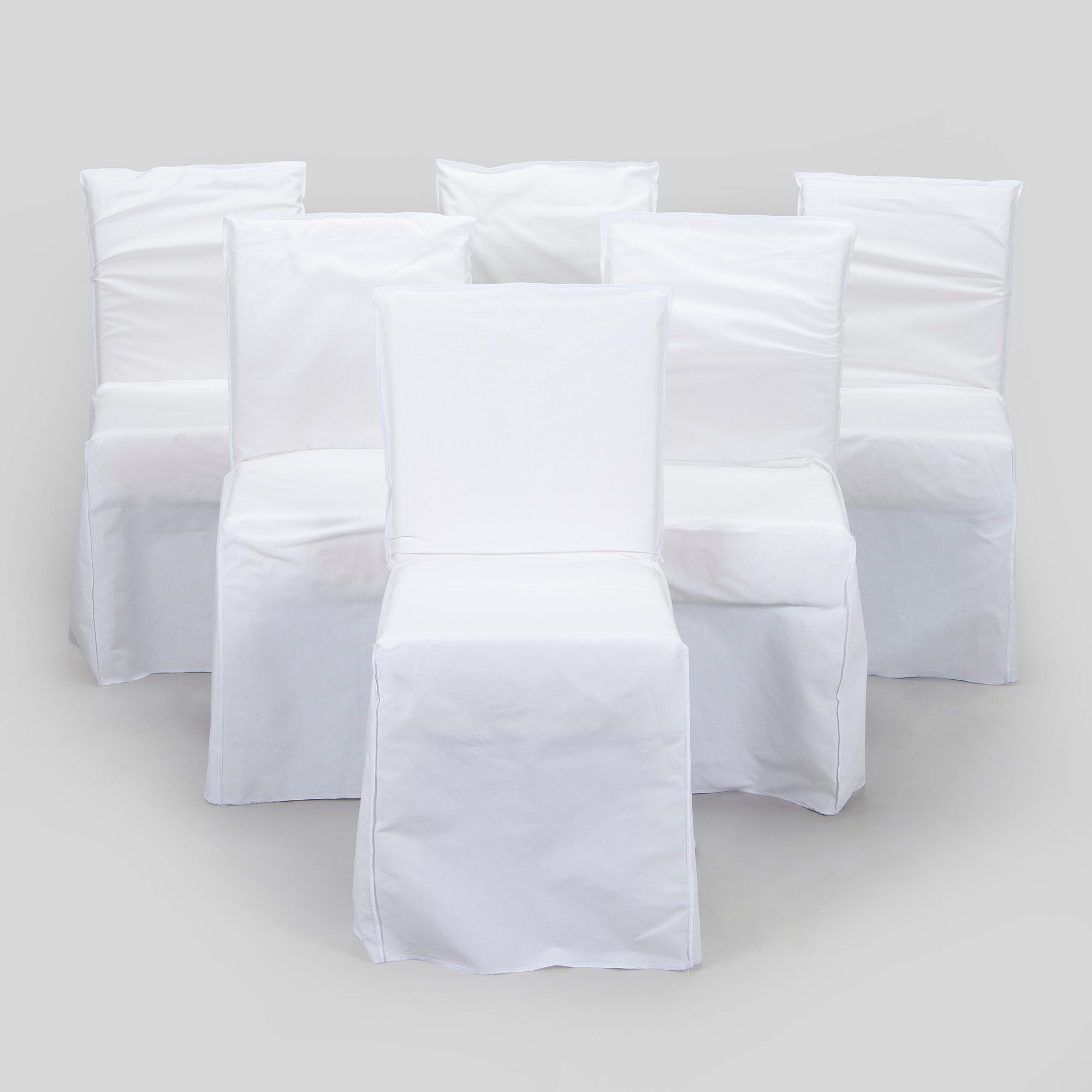 Paola Navone, A set of six dining chairs 'Ghost 23', Gervasoni Italy.