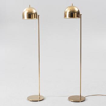 Eje Ahlgren, a pair of model G-075 floor lamps,  Bergbom, 1960s/70s.