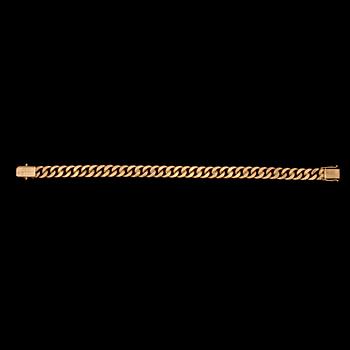ARMLÄNK, 18k guld, N S E Guldvaru Aktiebolag, Köping, 1991. Vikt 63 g.