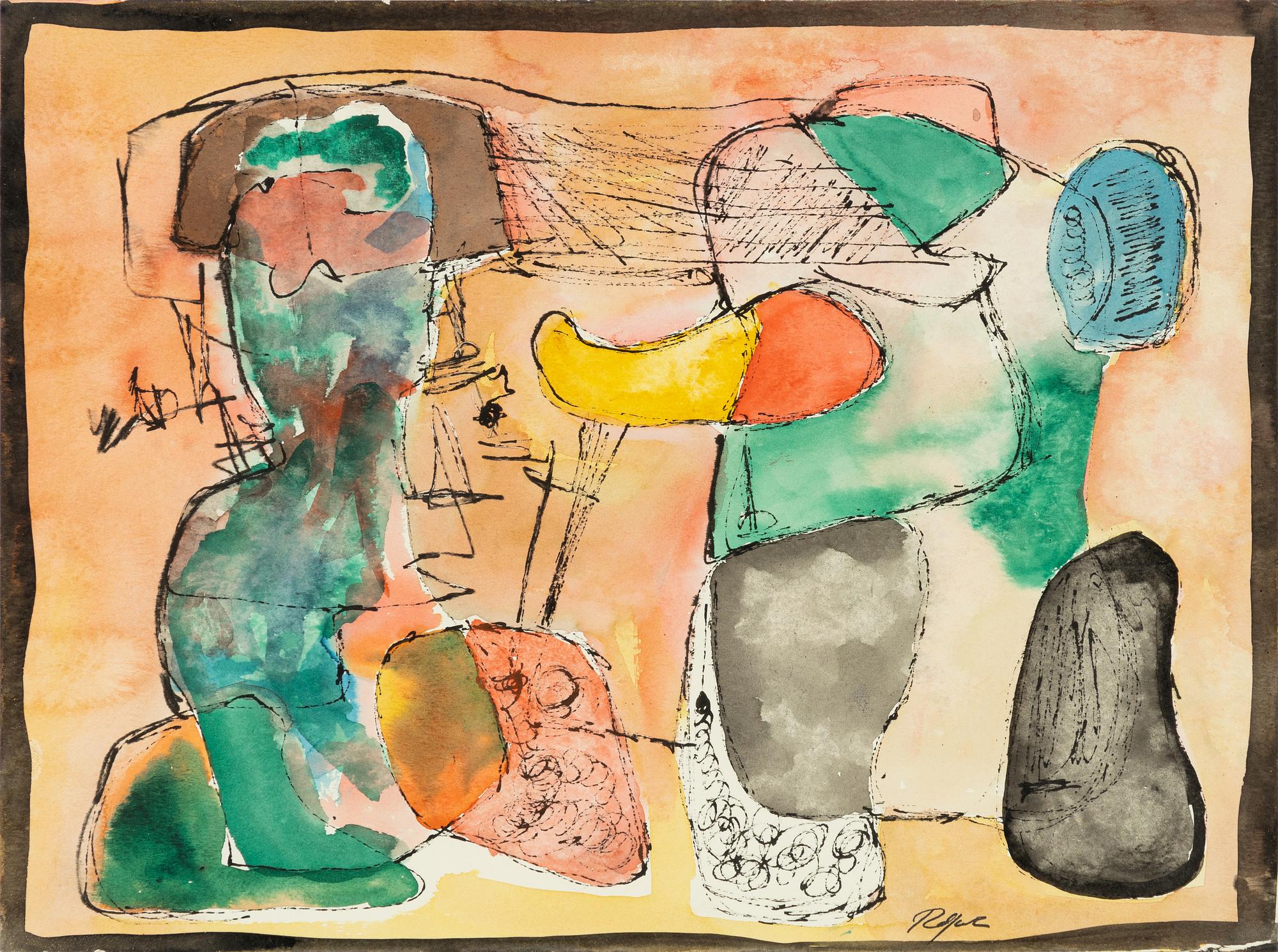 Robert Jacobsen, Komposition.