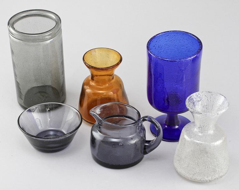 PARTI GLAS, 6 delar, Erik Höglund, Boda, 1960/70-tal.