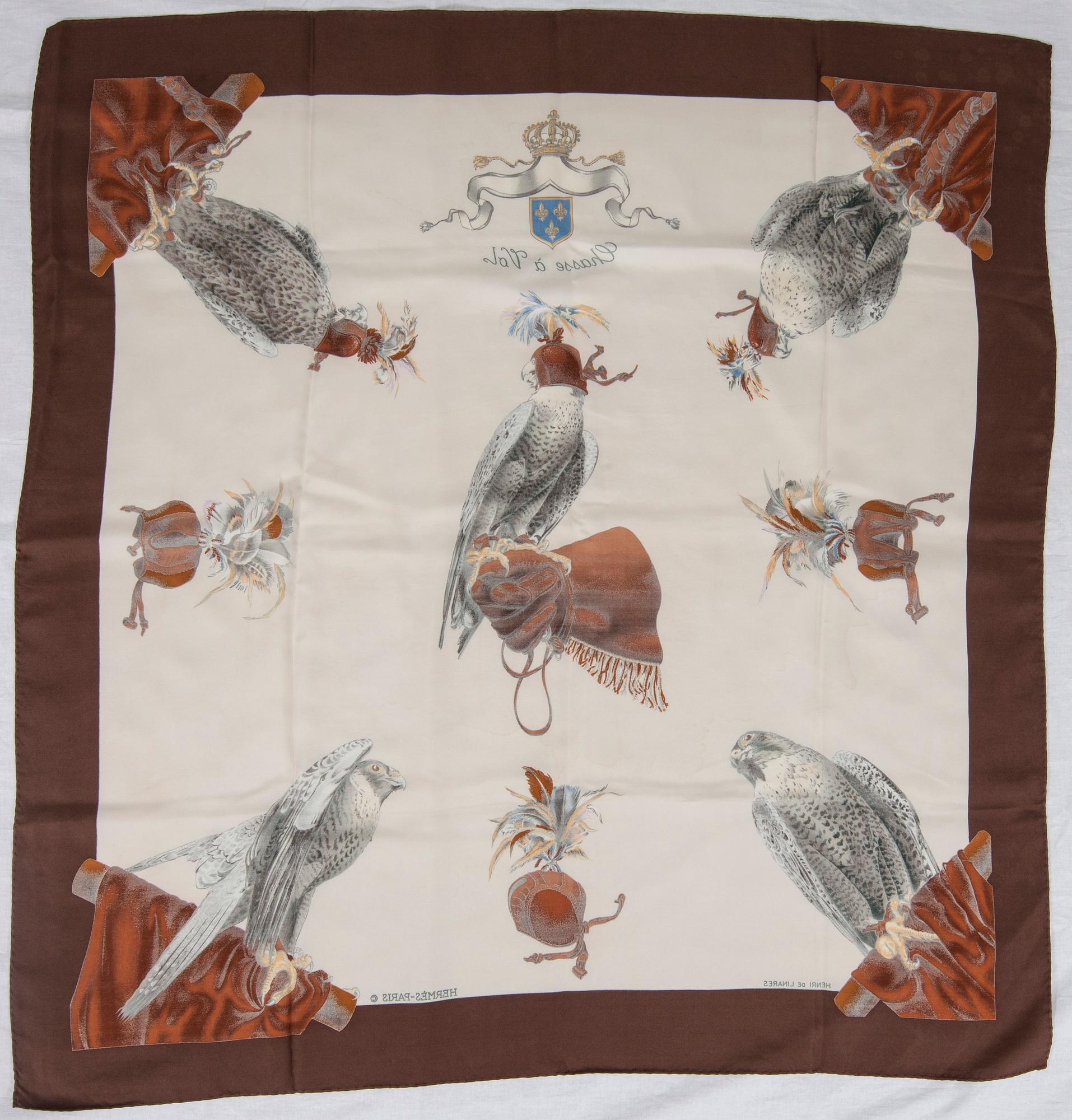 SCARF, "Chasse à Vol", Hermès.