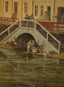 Elias Martin, "Norrström with the Bondeska Palace, Stockholm".