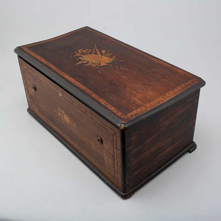 A music box, late 19th century.