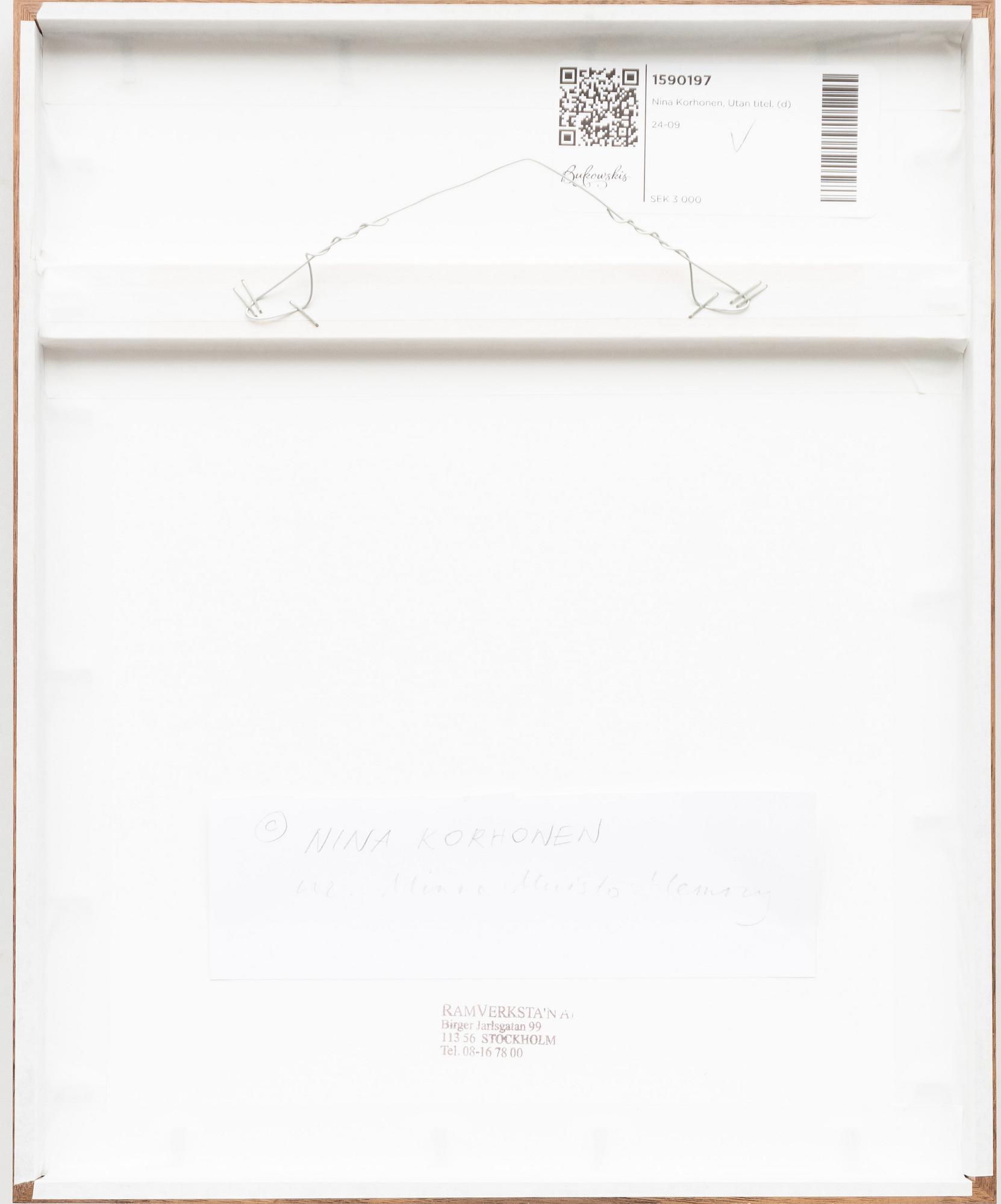 Nina Korhonen, Untitled.