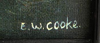 EW Cooke Ships at Sea.