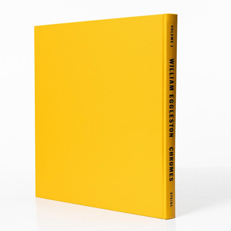 William Eggleston, Box med tre böcker "William Eggleston Chromes vol. 1-3" utgiven av Steidl. En bok signerad.