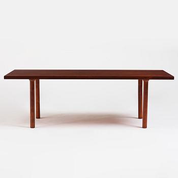 Hans J. Wegner, a palisander sofa table, 'AT-12', Andreas Tuck, Denmark 1950-60s.