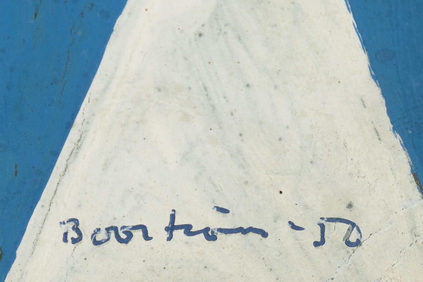 Harry Booström, gouache on paper-panel, signed and dated -50.
