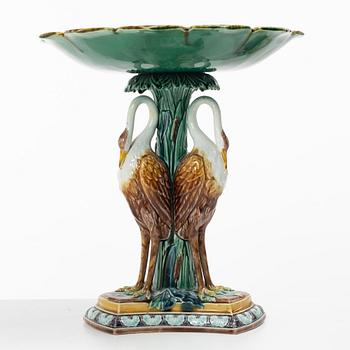 Uppsatsskål, majolika. Gustavsberg, 1800-talets slut.