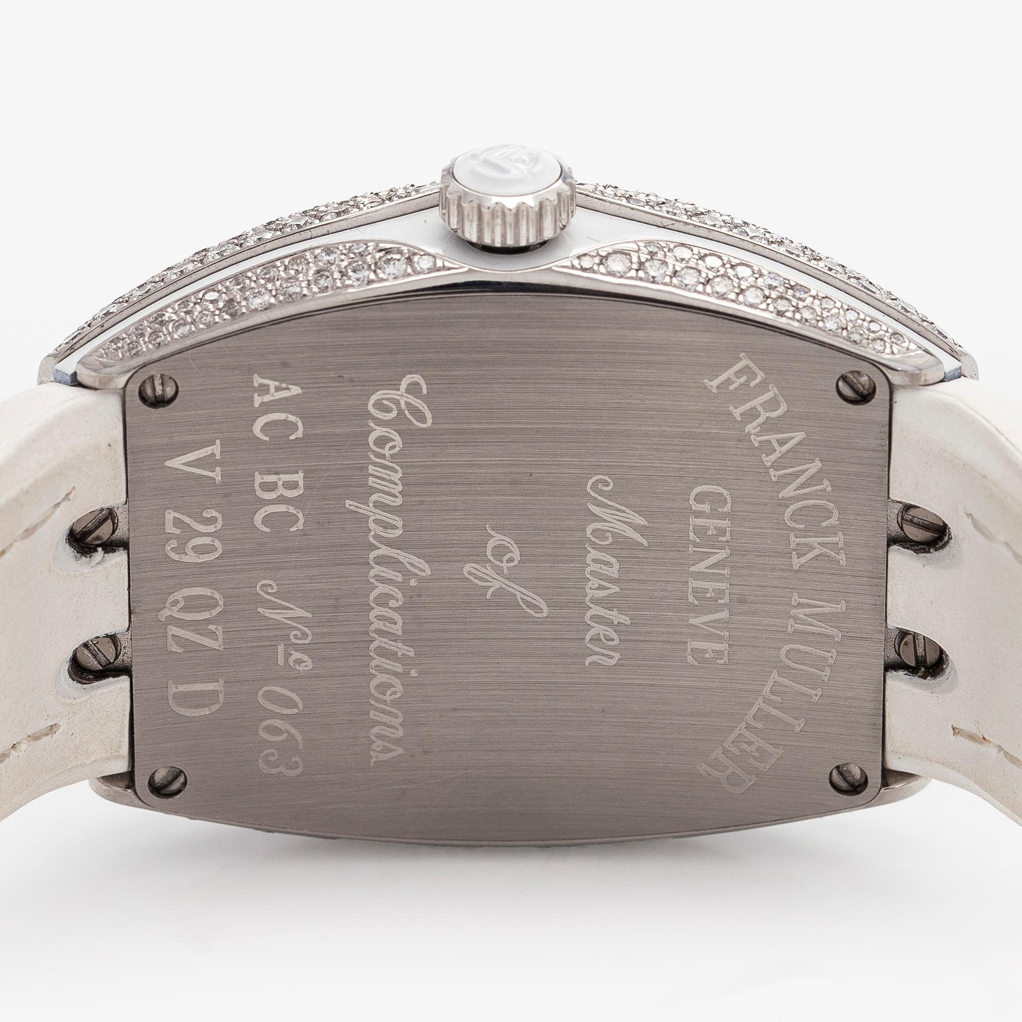 Franck Muller, Vanguard, wristwatch, 29 x 38 mm.