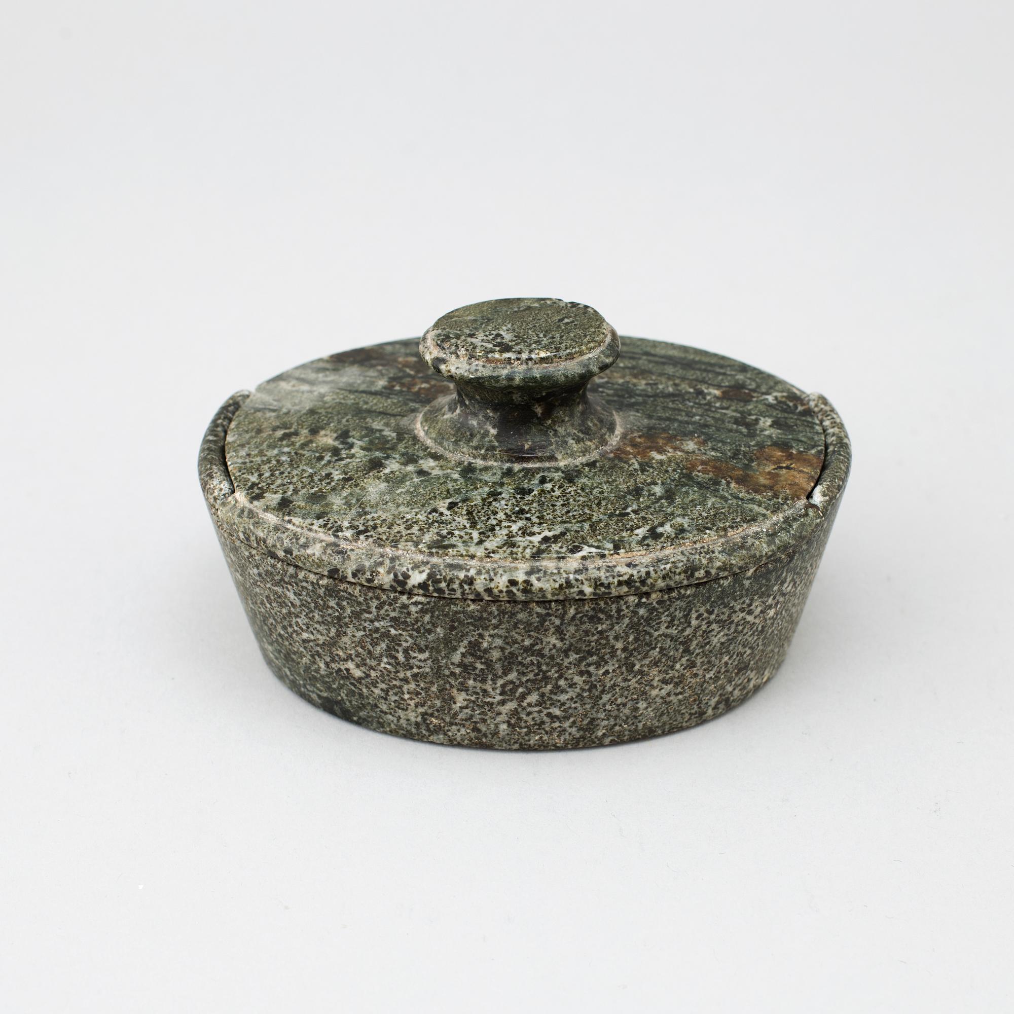 A swedish marble box, 19th century.