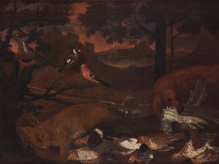 Dutch Shoool, 17/18Th Century, Hunting still life.