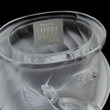 VASER, ett par, glas, Lalique, 1900-talets andra hälft.
