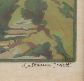 Katharine Jowett, "Guardian of the Forbidden City Peking" and view of Jade Fountain Pagoda.