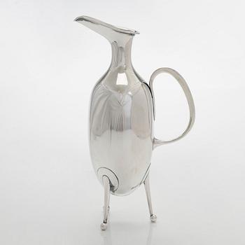 Tapio Wirkkala, silver ewer TW 77, Kultakeskus, Hämeenlinna 1955.