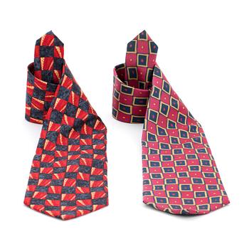 200. ERMENEGILDO ZEGNA, two silk ties.