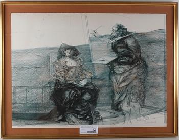 CLAUDE, WEISBUCH, 3 st. Litografier, sign 23,105 resp 107/160.