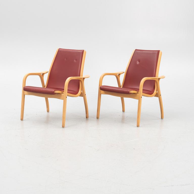 Yngve Ekström, a pair of 'Laminett' armchairs, Swedese.