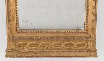 A late gustavian mirror by Eric Wahlberg, Stockholm.