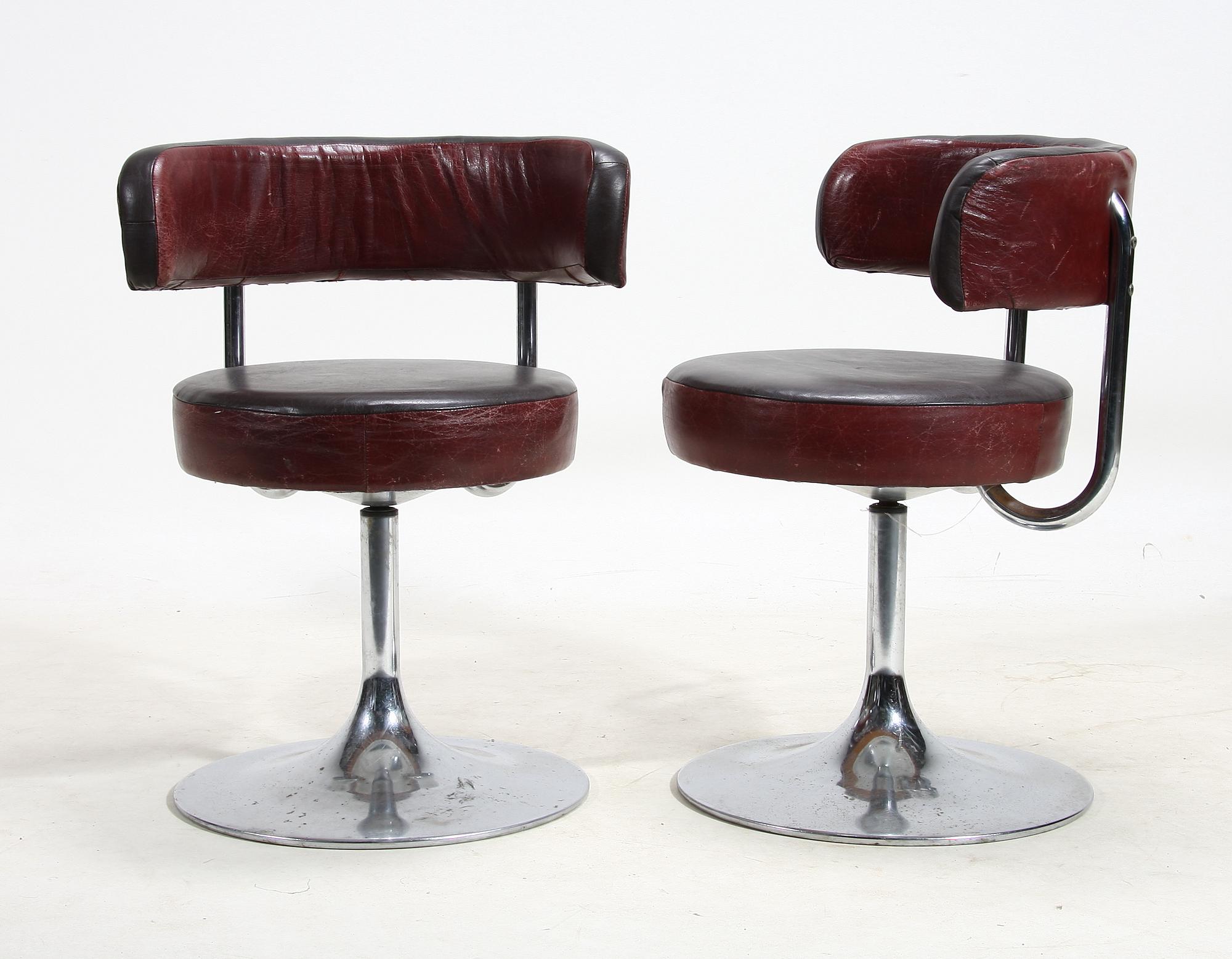 FÅTÖLJER, ett par, Johanson design Markaryd, 1900-talets mitt.