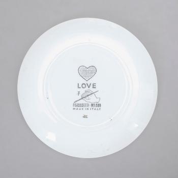 COASTERS, 8st, "Love", Fornasetti, Milano.