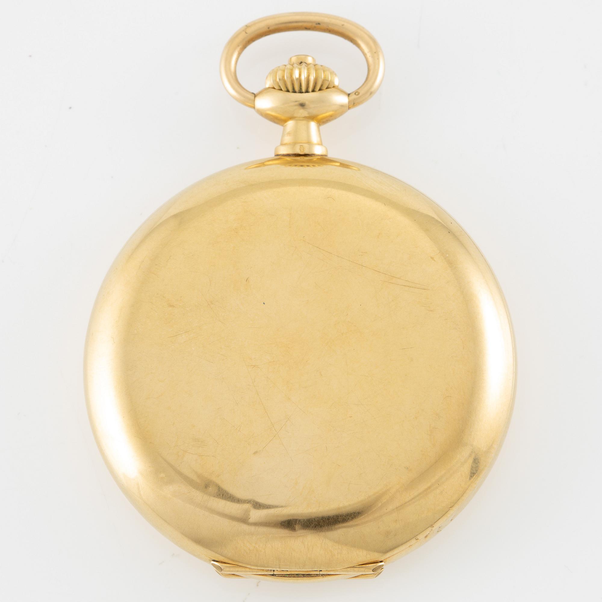 Omega, pocket watch, hunter, 52 mm.